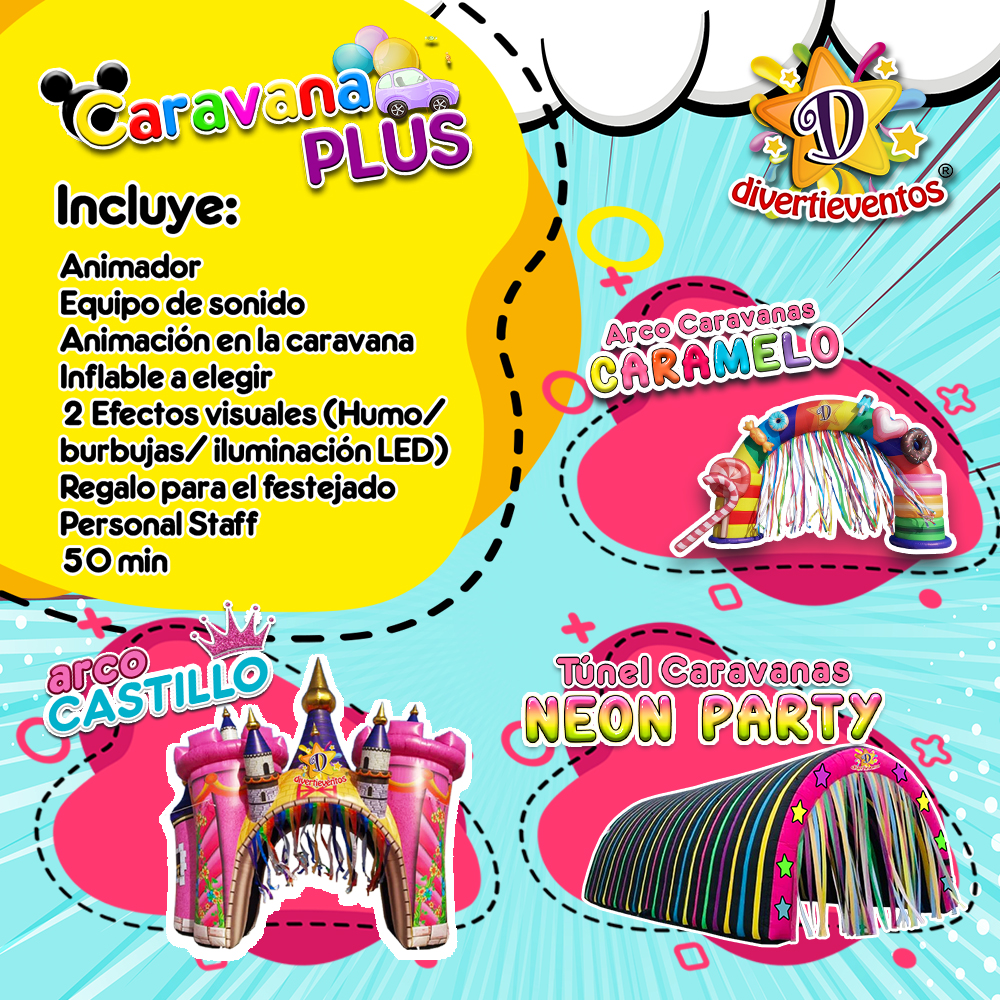 Caravana Plus con ARCO CASTILLO O TÚNEL